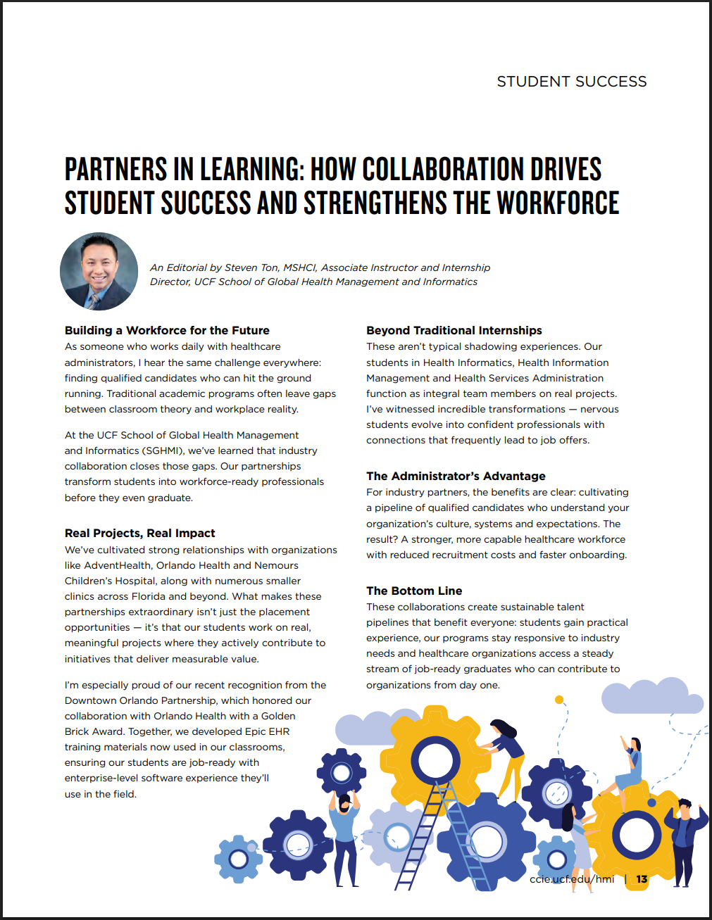 PARTNERS IN LEARNING: HOW COLLABORATION DRIVES STUDENT SUCCESS AND STRENGTHENS THE WORKFORCE
